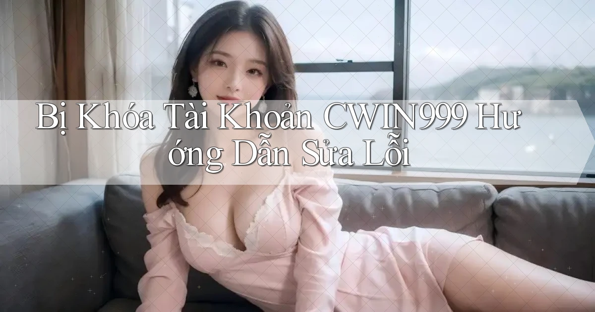 bị khóa tài khoản cwin999 hướng dẫn sửa lỗi