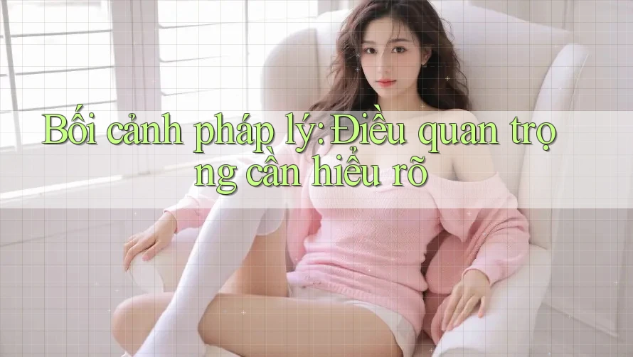 Bối cảnh pháp lý: Điều quan trọng cần hiểu rõ Bối cảnh pháp lý: Điều quan trọng cần hiểu rõ