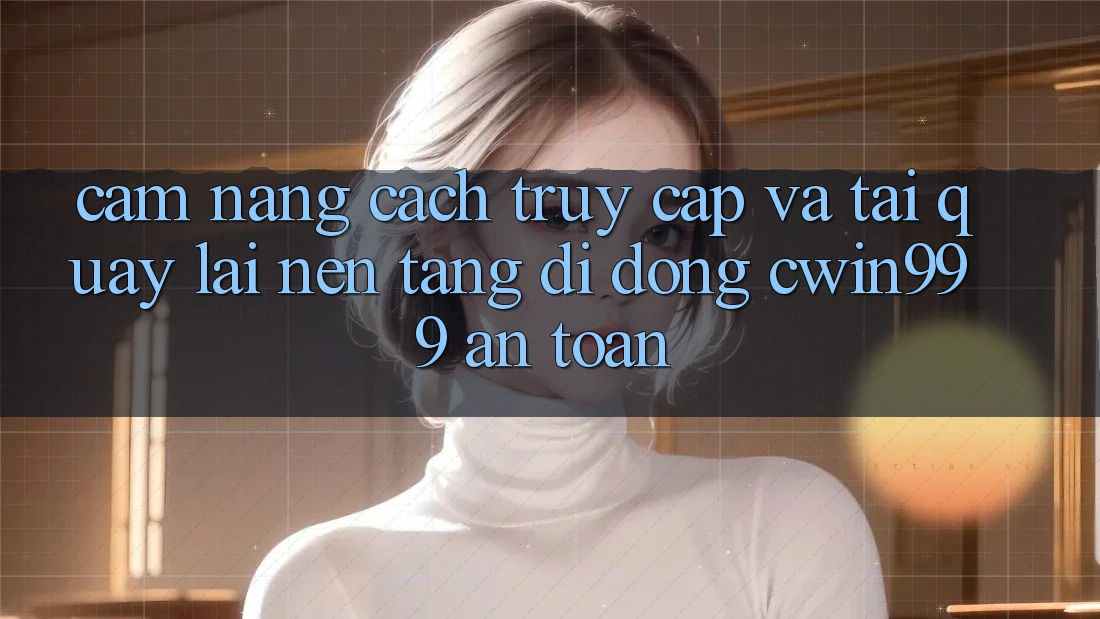 Cẩm nang Cách Truy Cập Và Tải quay lại Nền tảng di động Cwin999 An Toàn