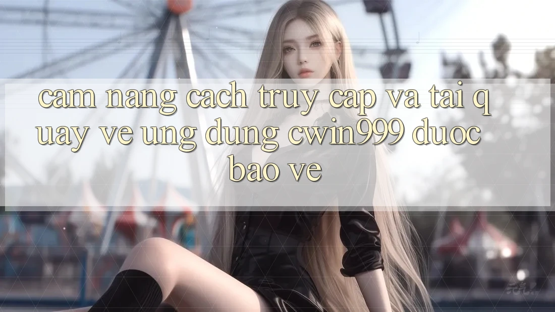Cẩm nang Cách Truy Cập Và Tải quay về Ứng Dụng Cwin999 Được bảo vệ