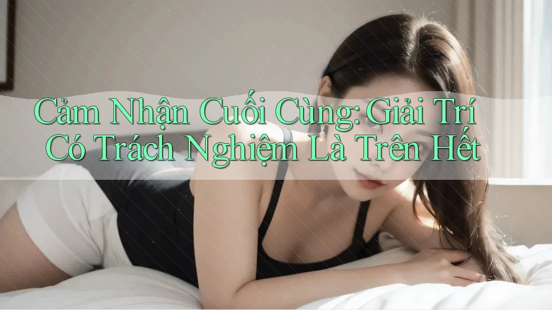 Cảm Nhận Cuối Cùng: Giải Trí Có Trách Nghiệm Là Trên Hết