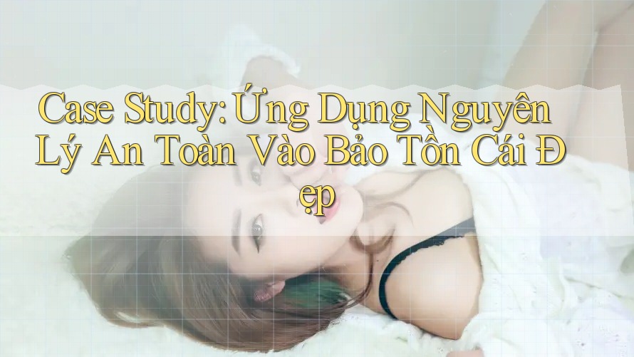 Case Study: Ứng Dụng Nguyên Lý An Toàn Vào Bảo Tồn Cái Đẹp