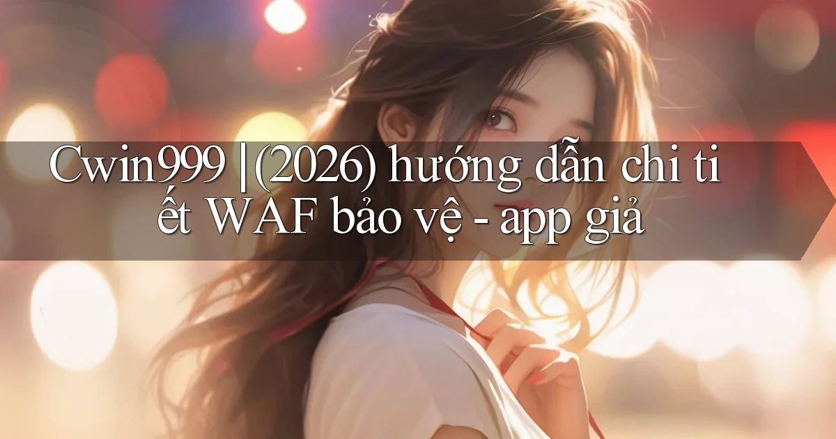 Cwin999 (2026) hướng dẫn chi tiết WAF bảo vệ   app giả