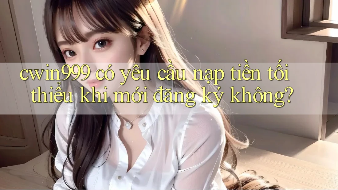 cwin999 có yêu cầu nạp tiền tối thiểu khi mới đăng ký không? cwin999 có yêu cầu nạp tiền tối thiểu khi mới đăng ký không?