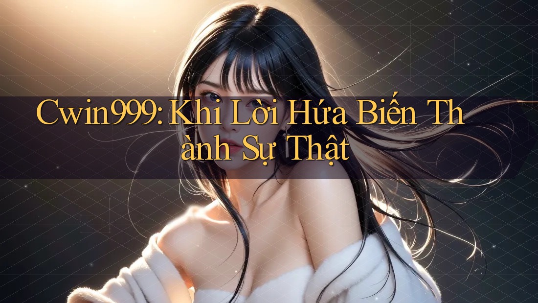 Cwin999: Khi Lời Hứa Biến Thành Sự Thật