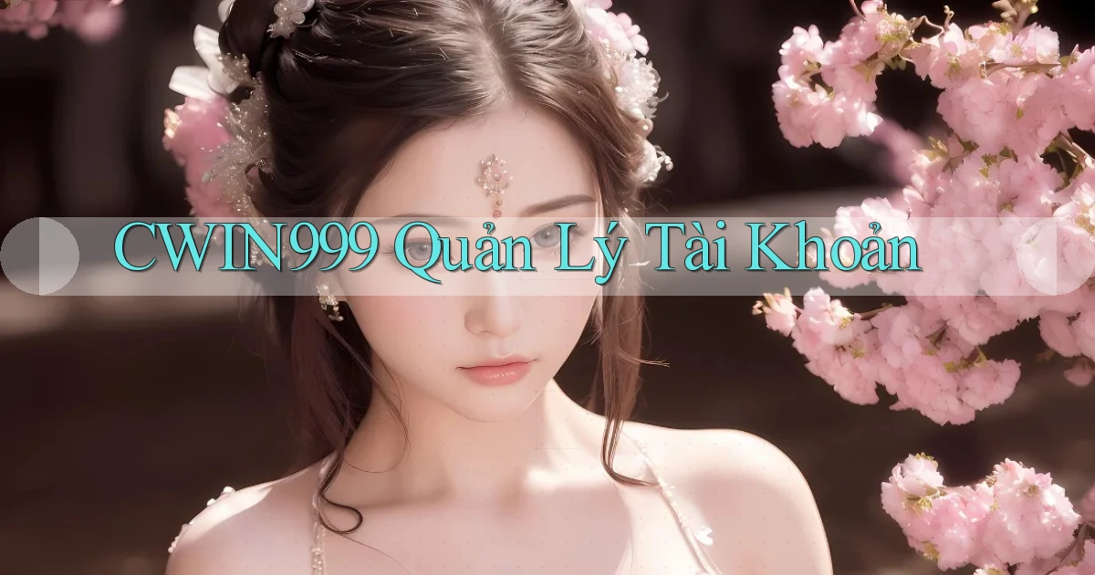 cwin999  quản lý tài khoản