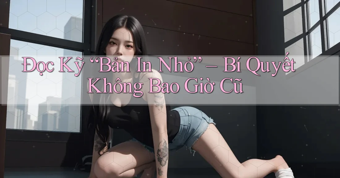 Đọc Kỹ “Bản In Nhỏ” – Bí Quyết Không Bao Giờ Cũ