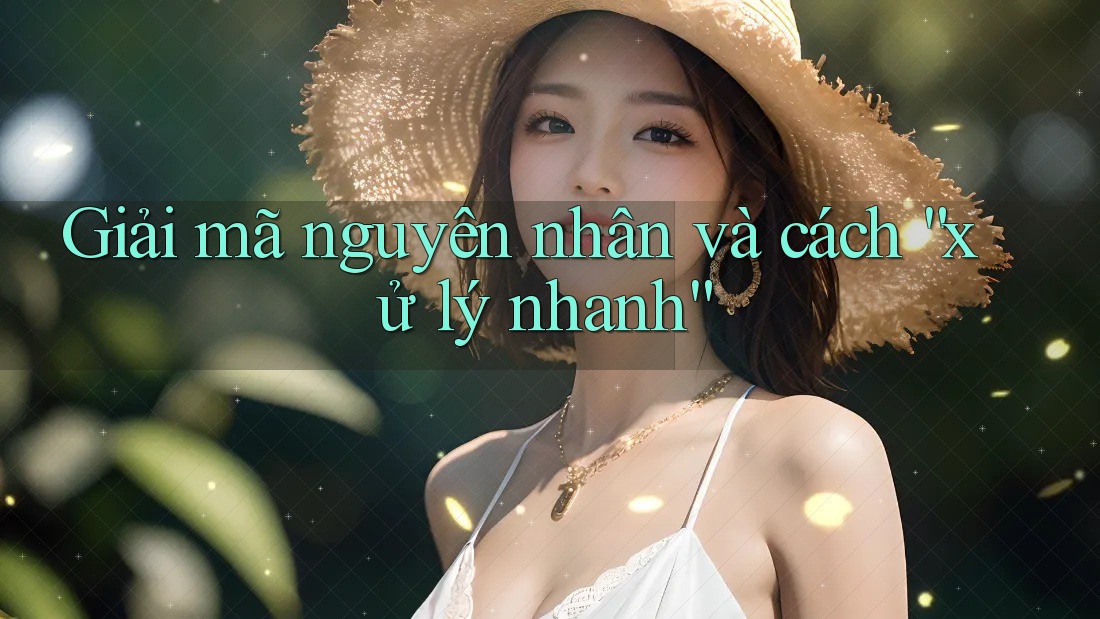 Giải mã nguyên nhân và cách “xử lý nhanh”