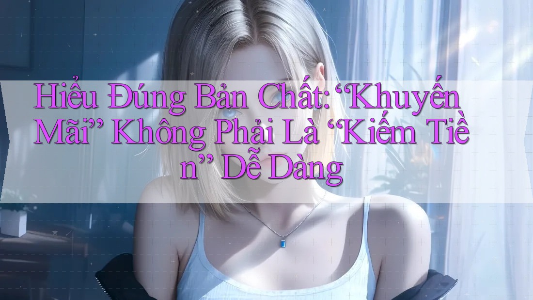 Hiểu Đúng Bản Chất: “Khuyến Mãi” Không Phải Là “Kiếm Tiền” Dễ Dàng