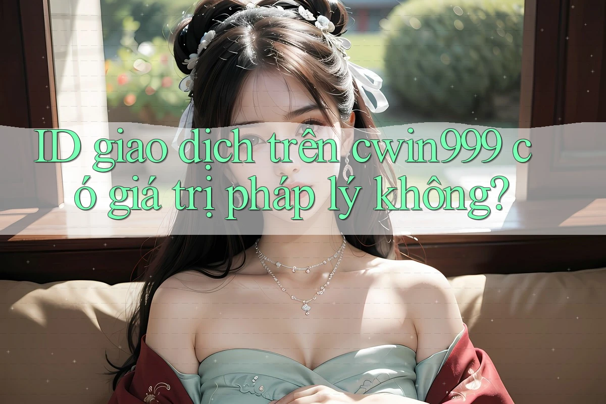 ID giao dịch trên cwin999 có giá trị pháp lý không? ID giao dịch trên cwin999 có giá trị pháp lý không?