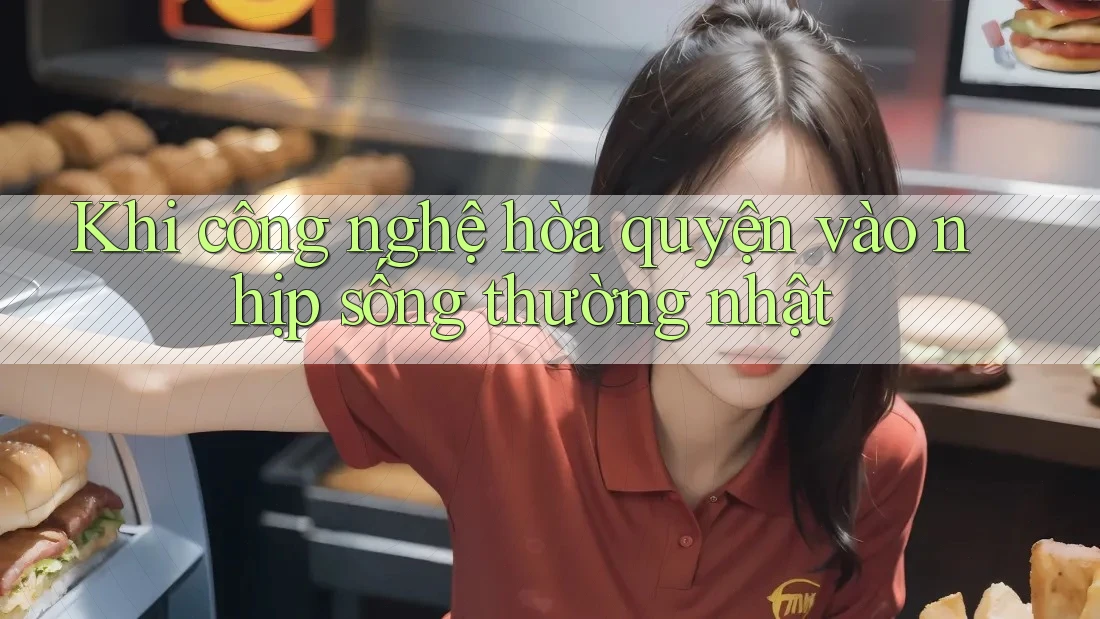 Khi công nghệ hòa quyện vào nhịp sống thường nhật