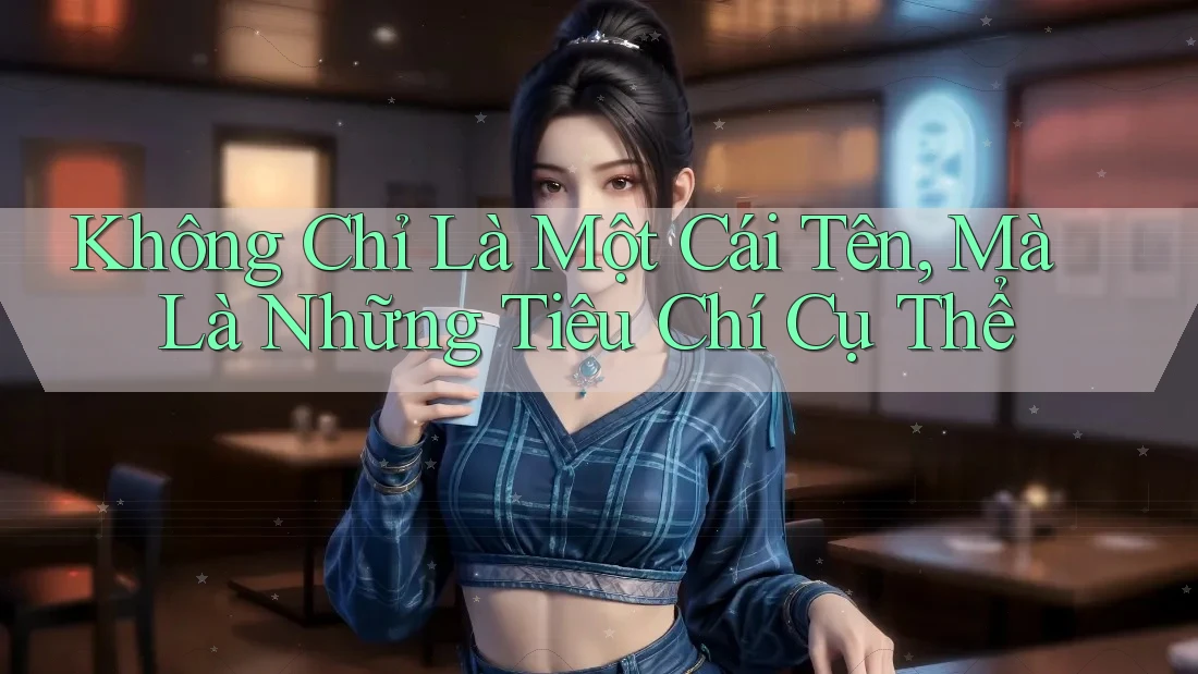 Không Chỉ Là Một Cái Tên, Mà Là Những Tiêu Chí Cụ Thể Không Chỉ Là Một Cái Tên, Mà Là Những Tiêu Chí Cụ Thể