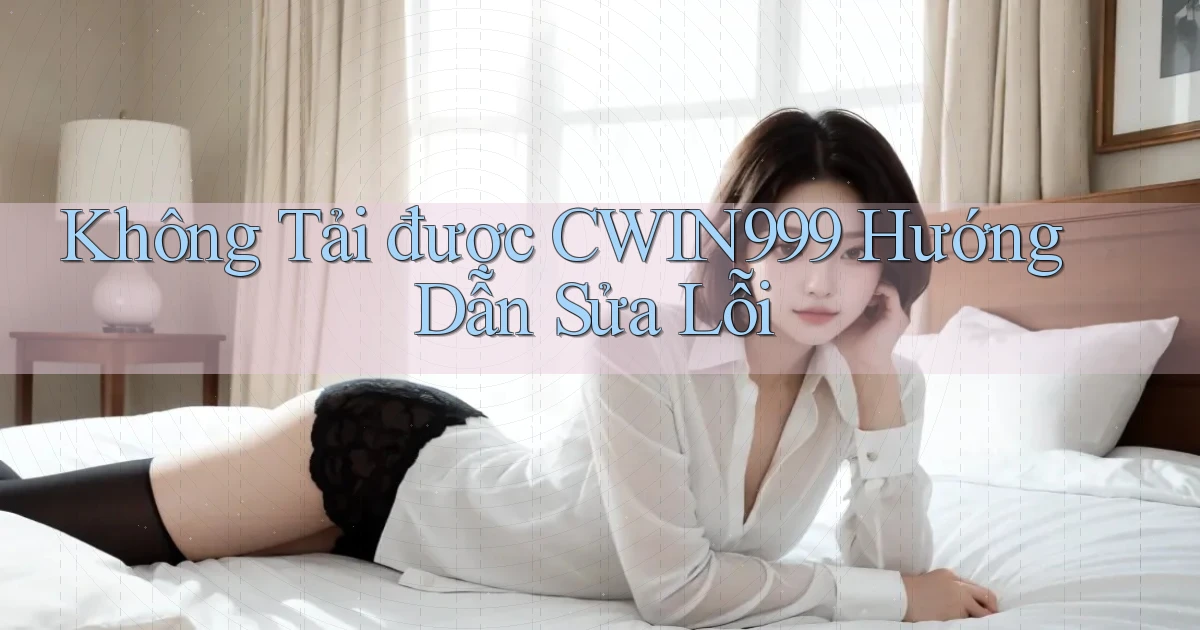 không tải được cwin999 hướng dẫn sửa lỗi