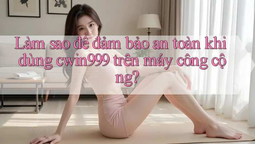 Làm sao để đảm bảo an toàn khi dùng cwin999 trên máy công cộng?