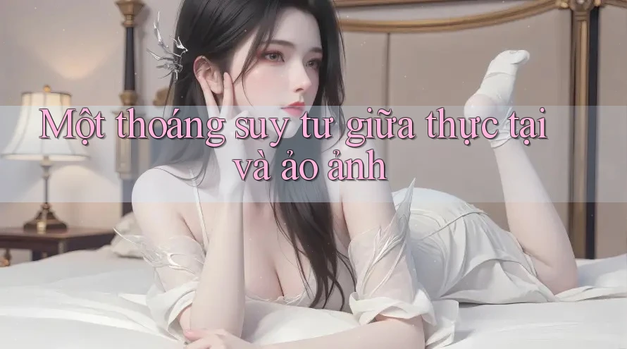 Một thoáng suy tư giữa thực tại và ảo ảnh