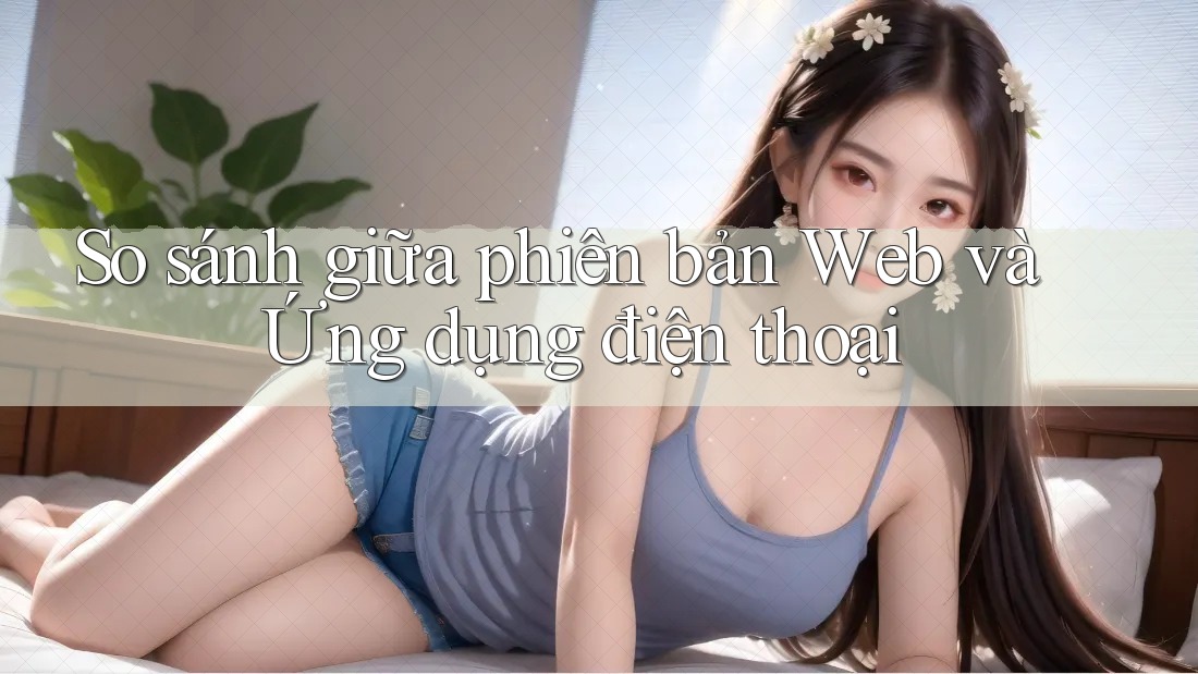 So sánh giữa phiên bản Web và Ứng dụng điện thoại