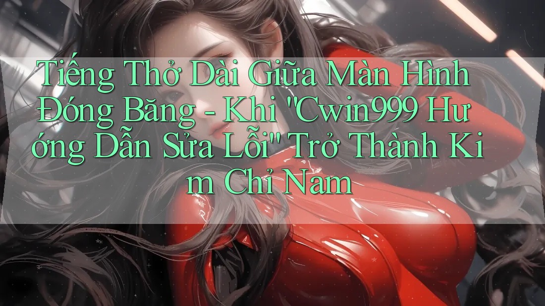 Tiếng Thở Dài Giữa Màn Hình Đóng Băng - Khi “Cwin999 Hướng Dẫn Sửa Lỗi” Trở Thành Kim Chỉ Nam