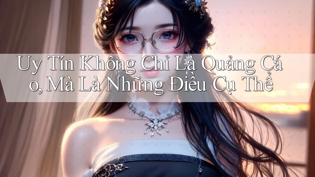 Uy Tín Không Chỉ Là Quảng Cáo, Mà Là Những Điều Cụ Thể Uy Tín Không Chỉ Là Quảng Cáo, Mà Là Những Điều Cụ Thể