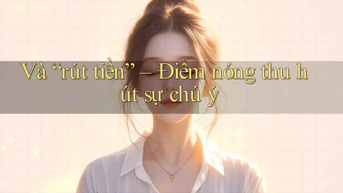 Và “rút tiền” – Điểm nóng thu hút sự chú ý