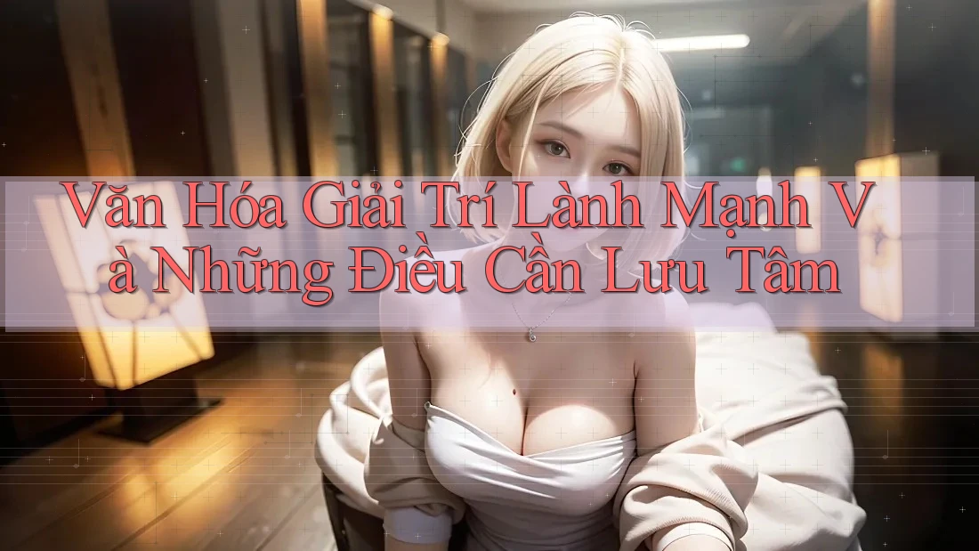 Văn Hóa Giải Trí Lành Mạnh và Những Điều Cần Lưu Tâm